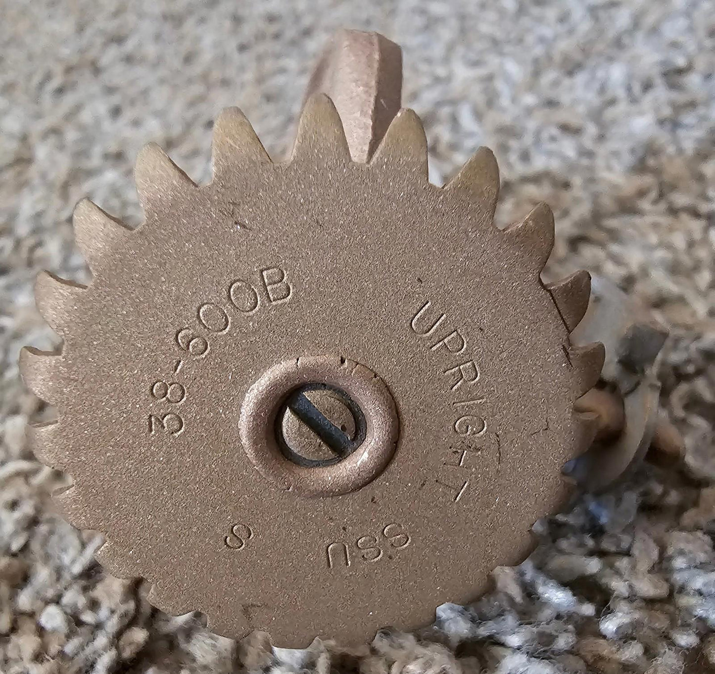 38-600B Upright fire sprinkler head From JOHN DEERE HORICON WORKS