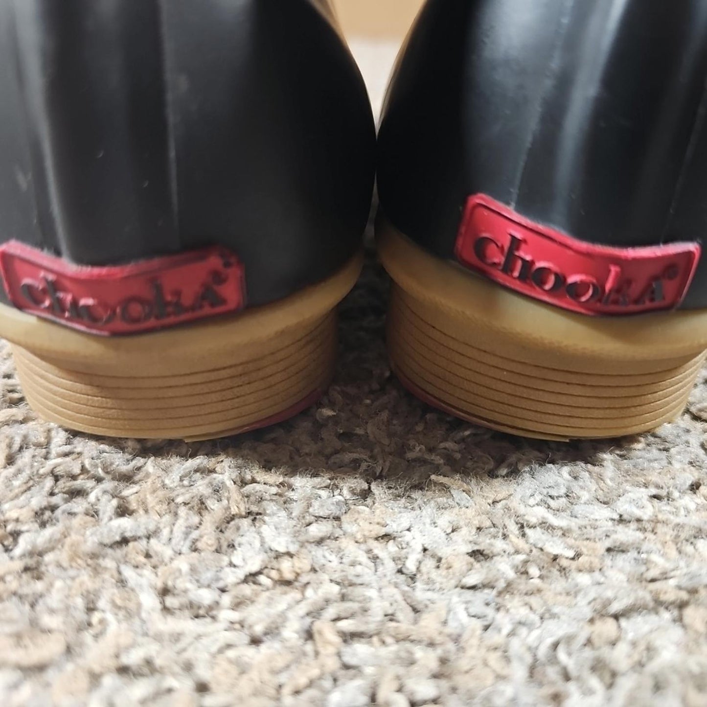 Chooka Waterproof Rubber Ankle Rain Boot Size 10 Slip On