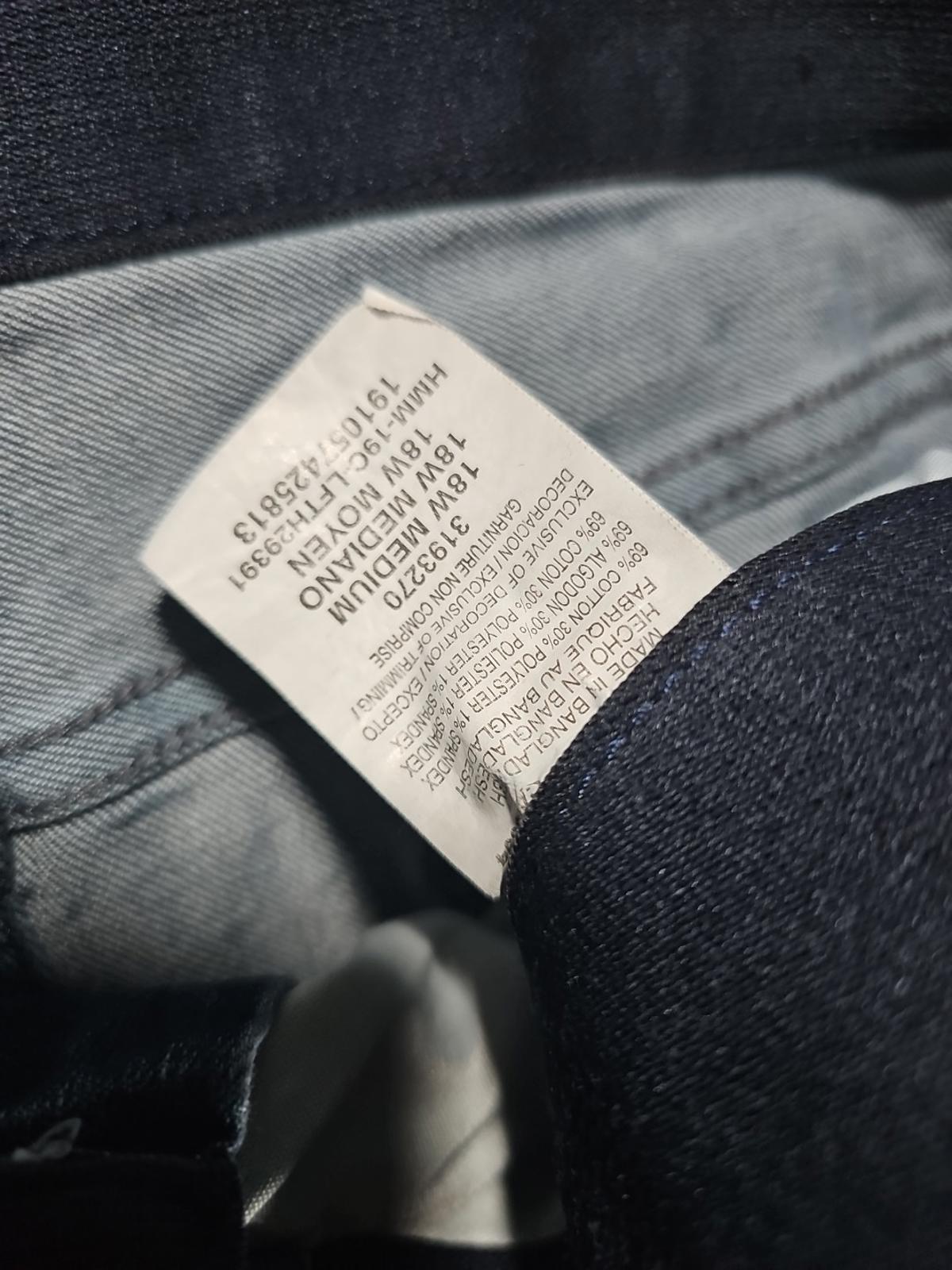 Lee Womens Regular Fit Mid Rise 18W Medium Jeans