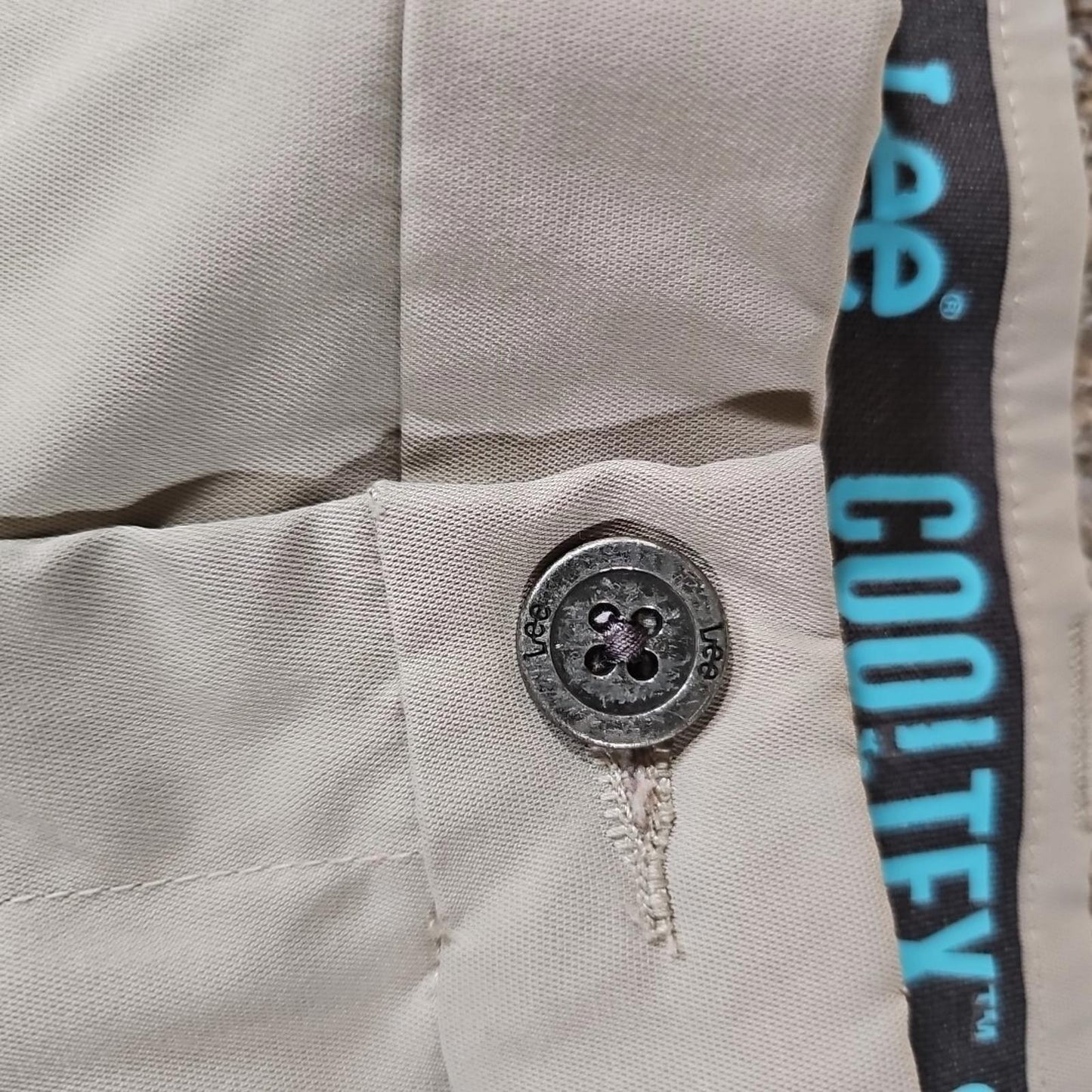 LEE Cooltex Sport Sz 42 Khaki Golf Shorts