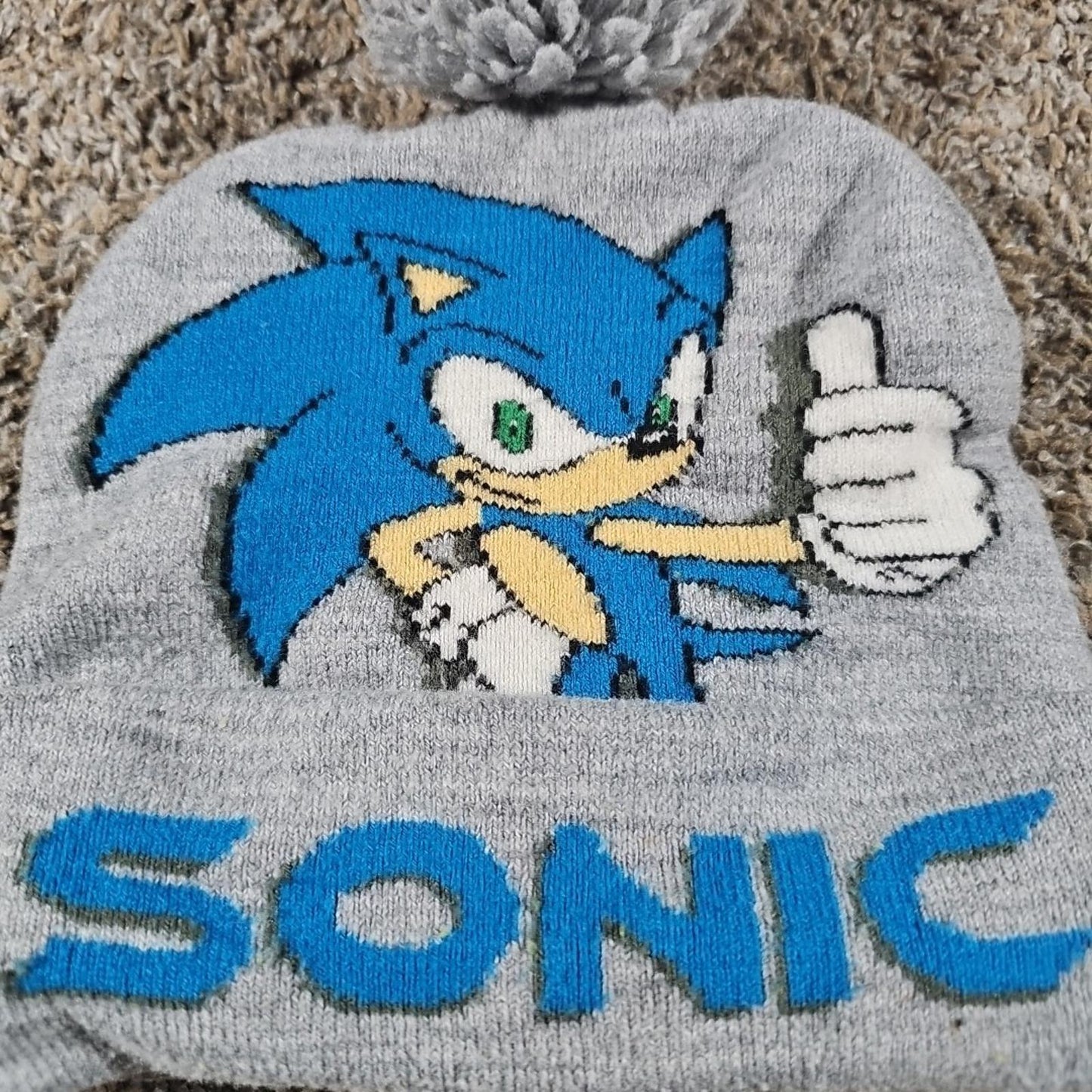 sega sonic the hedgehog Youth OSFM winter Hat Beanie
