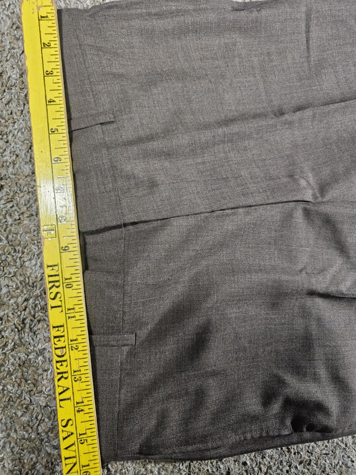 Brown Unbranded Creased Dress Pants 32x31