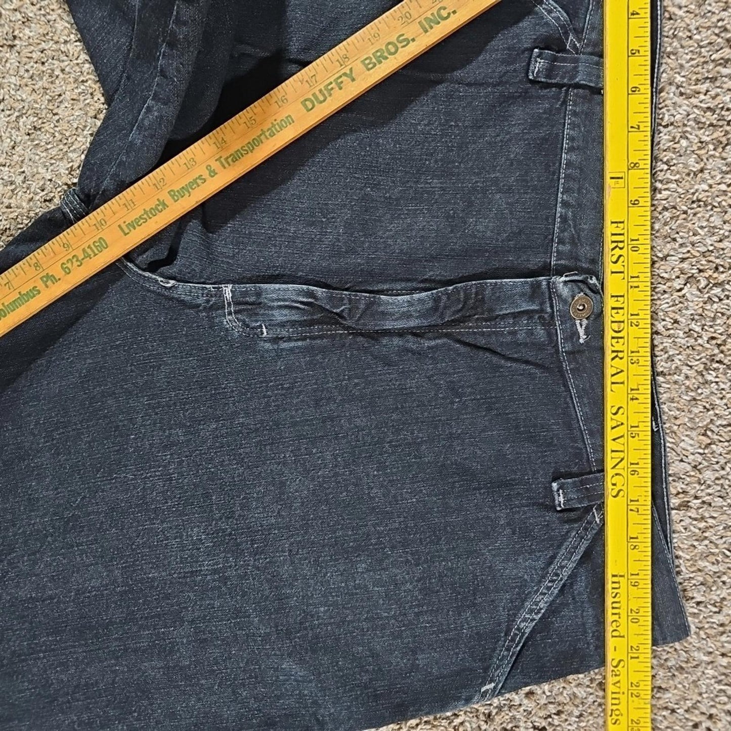 Wrangler Originals 42 Black Carpenter Shorts