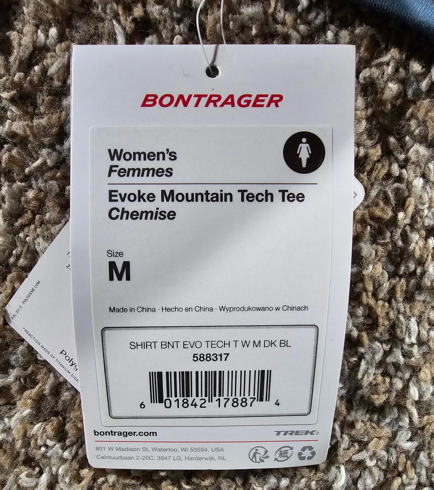 Bontrager EVOKE Mountain Tech Tee M Department Of Discovery