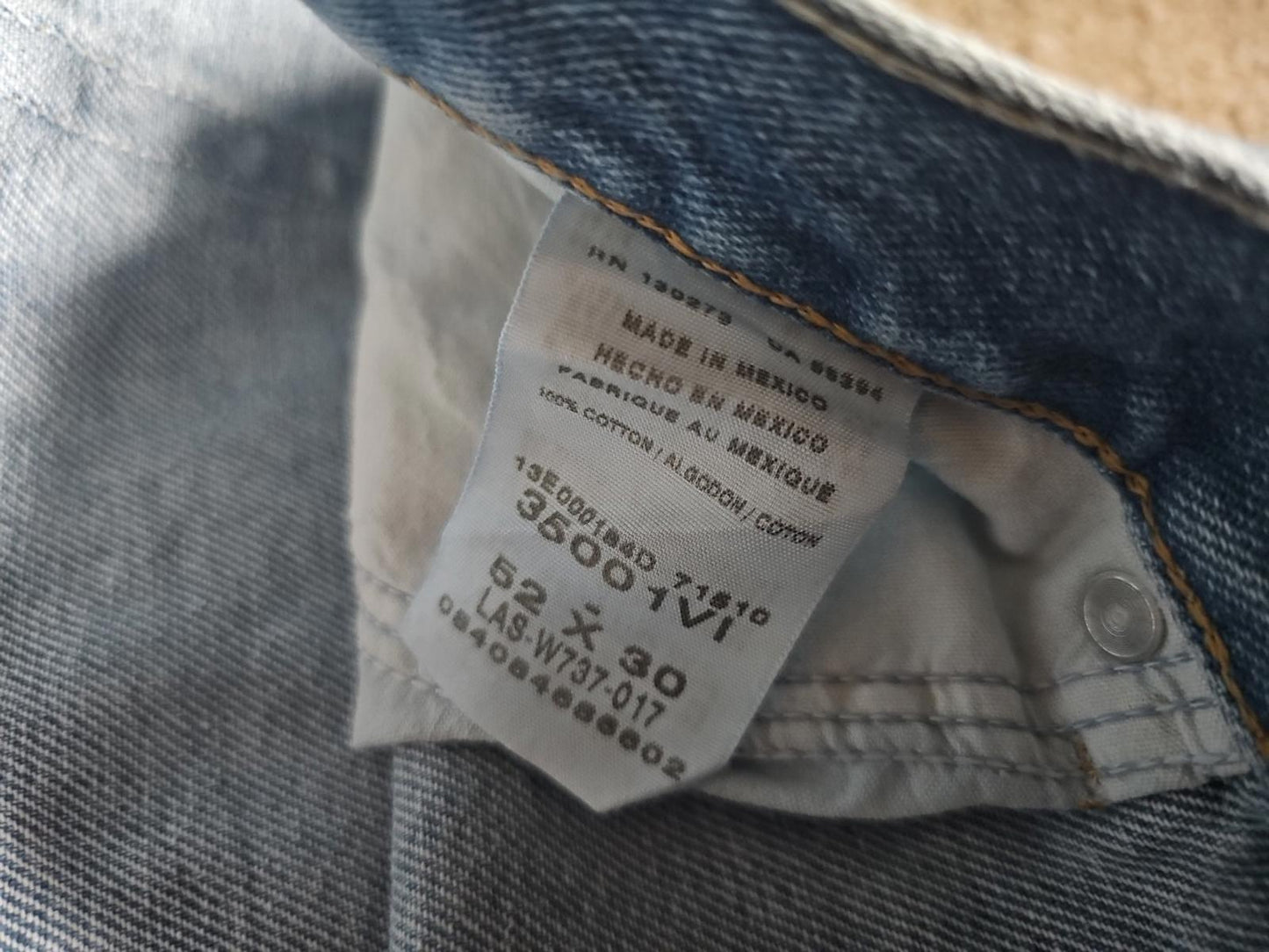 Wrangler Rugged Wear 52x30 Blue Jeans