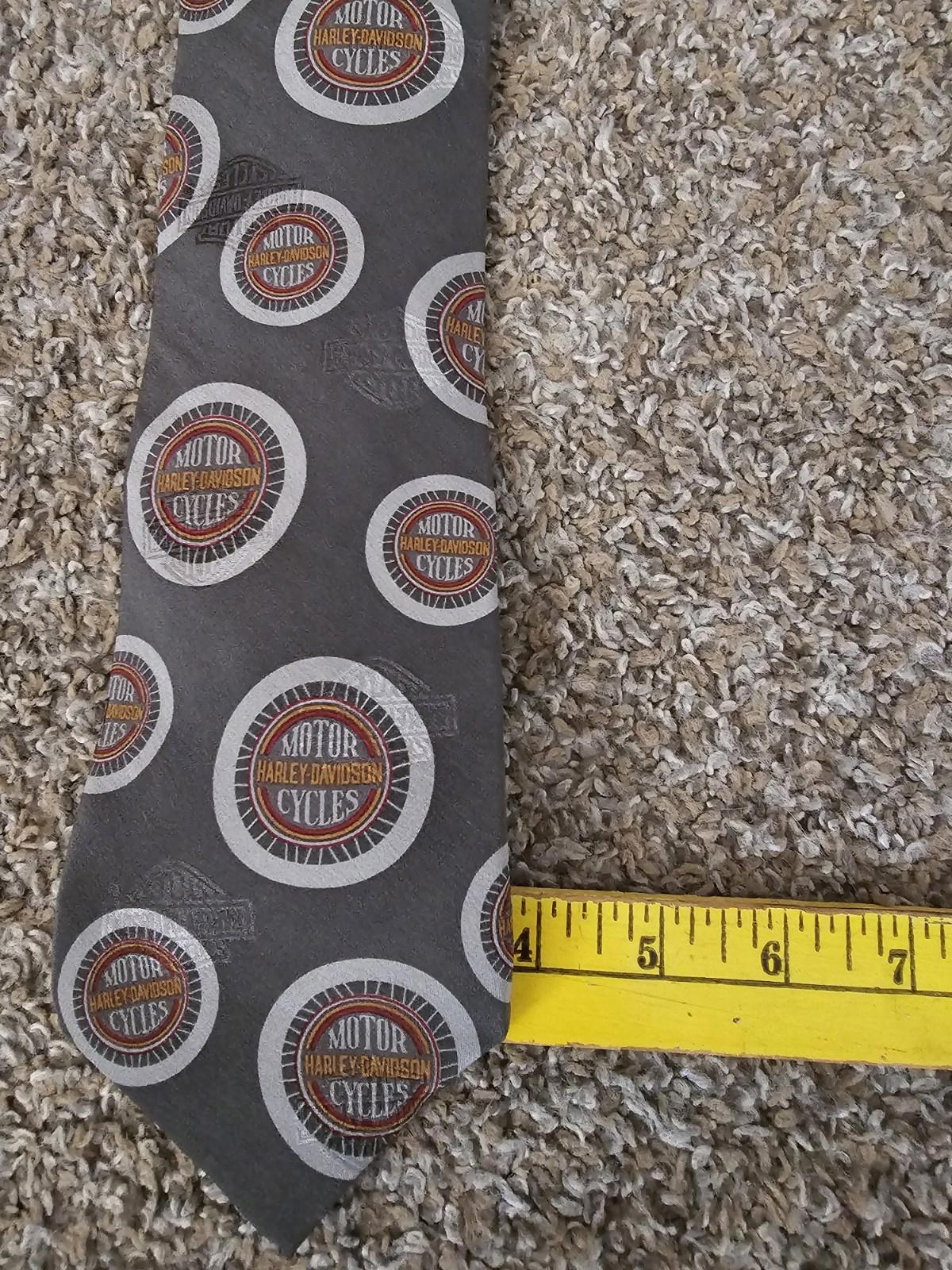RM STYLE Ralph Marlin Harley Davidson Motor Cycles tie