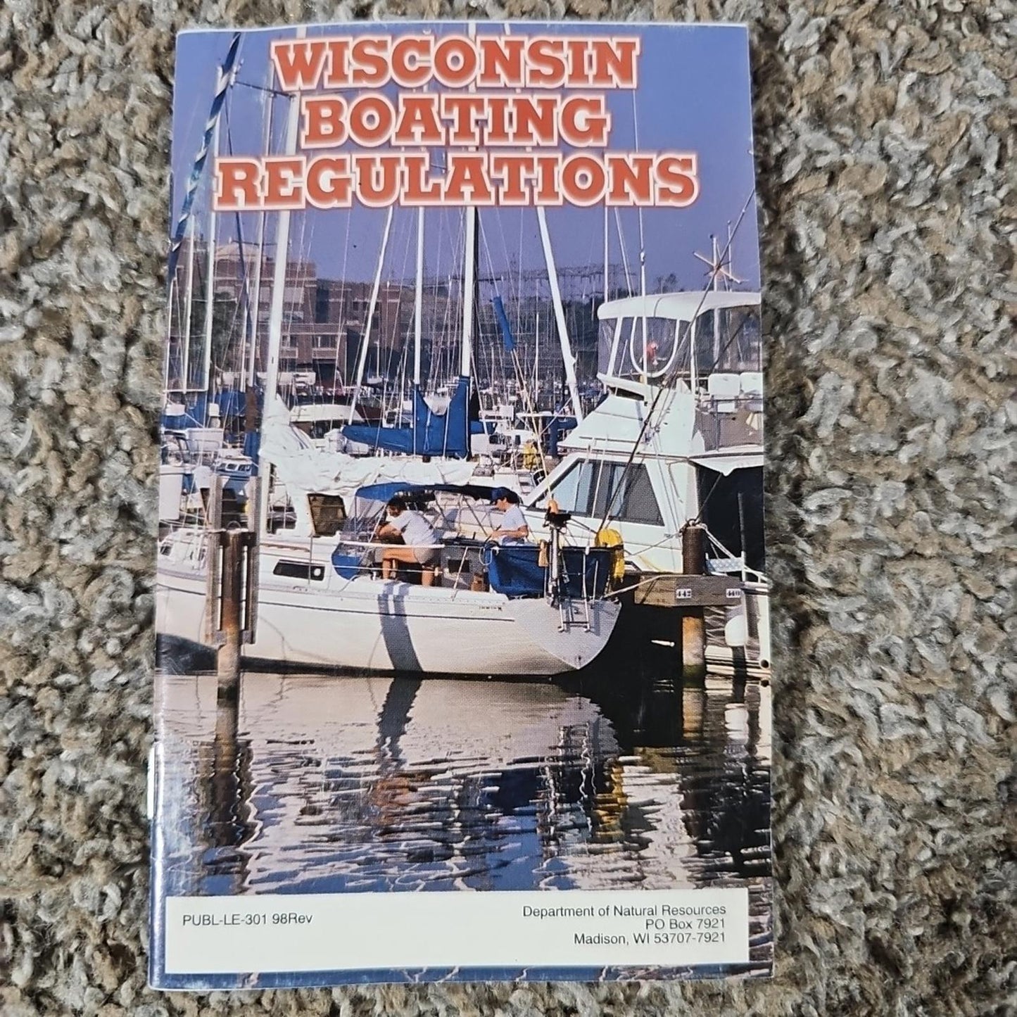 98/99 wisconsin Boating regulations pamphlet