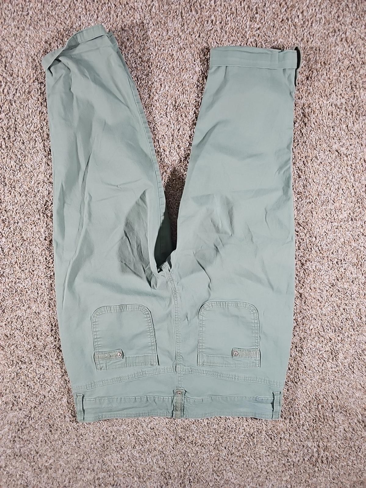 Gloria Vanderbilt Sz 8 Green Capris