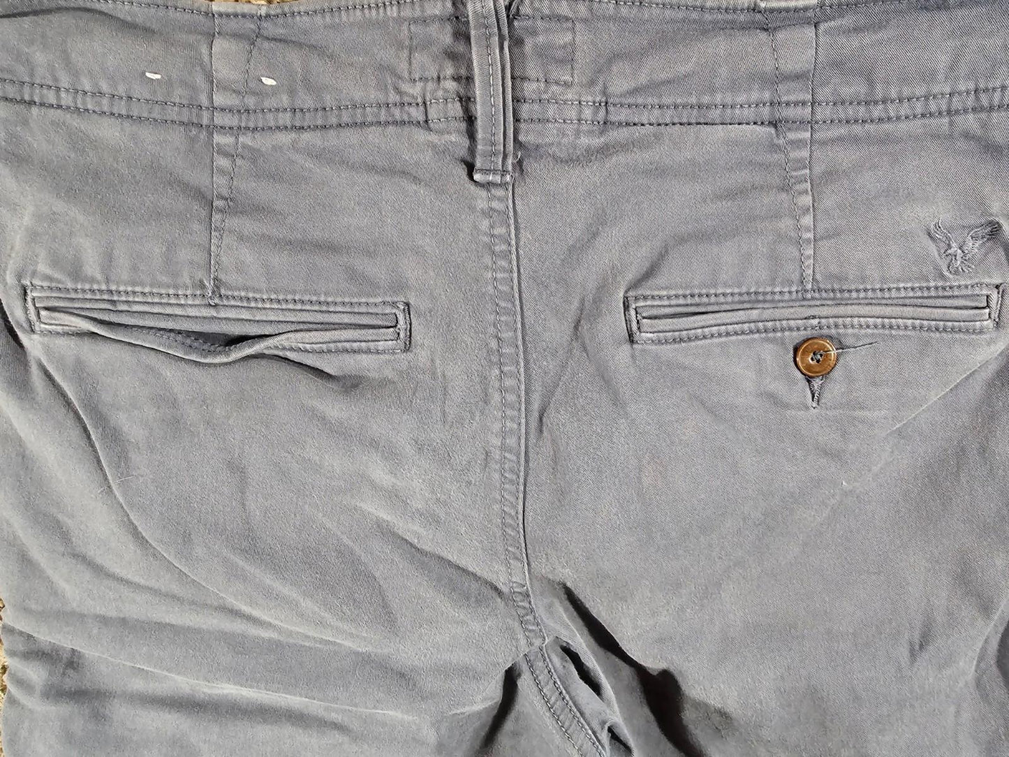 American Eagle Extreme Flex 29 Long Length Shorts Blue Gray