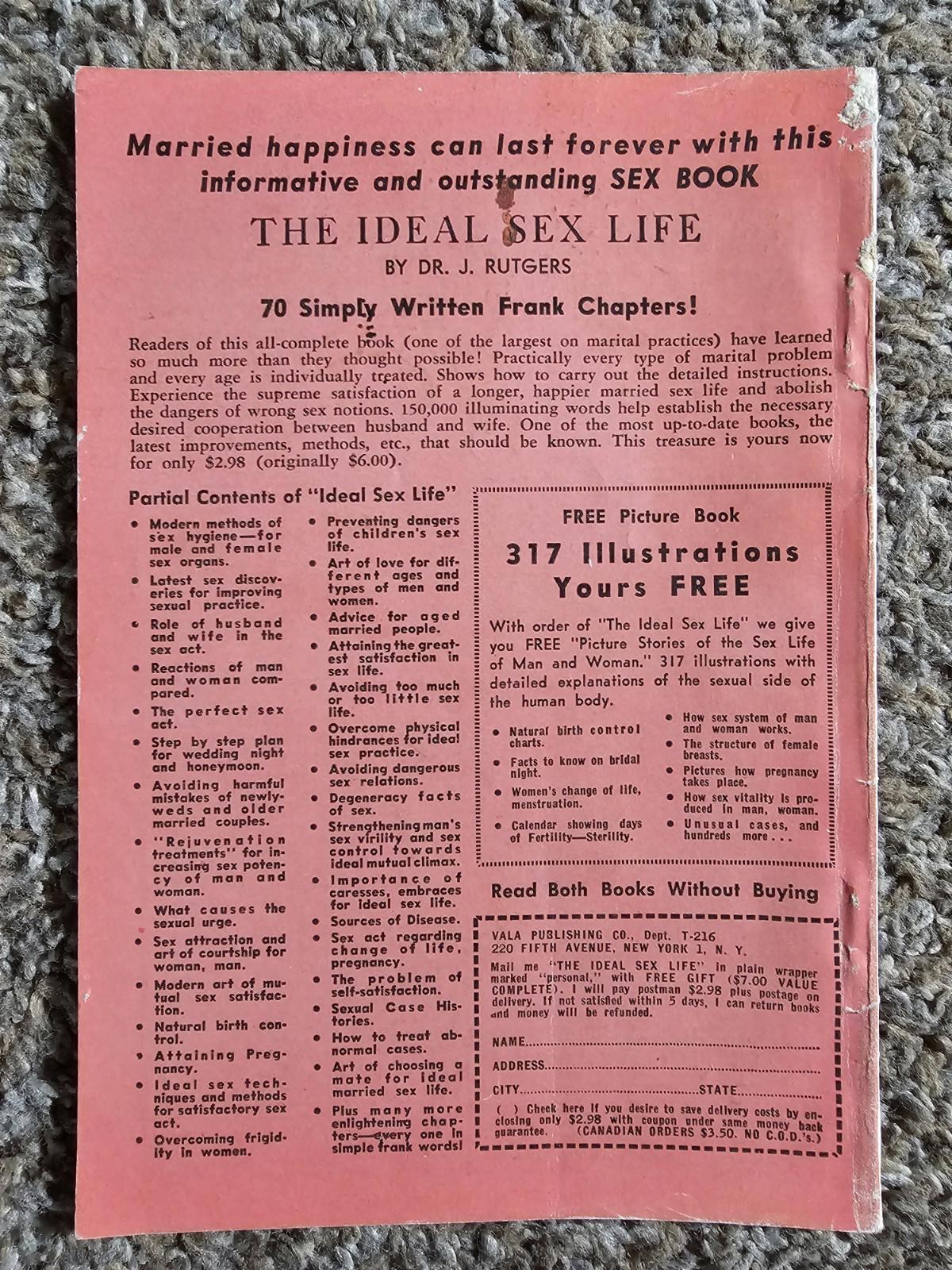 Sexology Magazine July 1963 Modern Guide to Sex Education booklet Birth Control