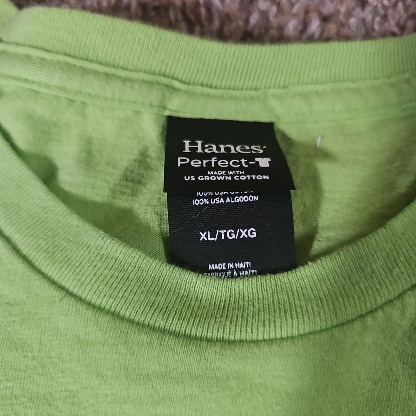 Hanes Perfect Green Wilderness Frisbee Golf Shirt XL