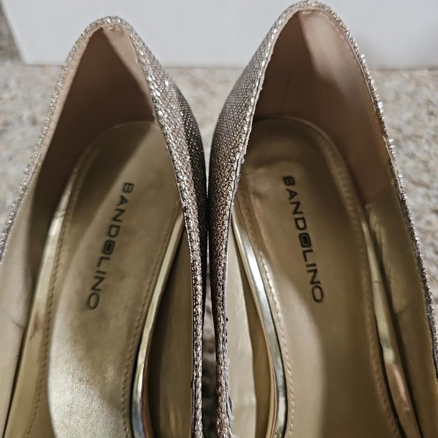 Bandolino BD MYLAR Shiny Heels 8.5M