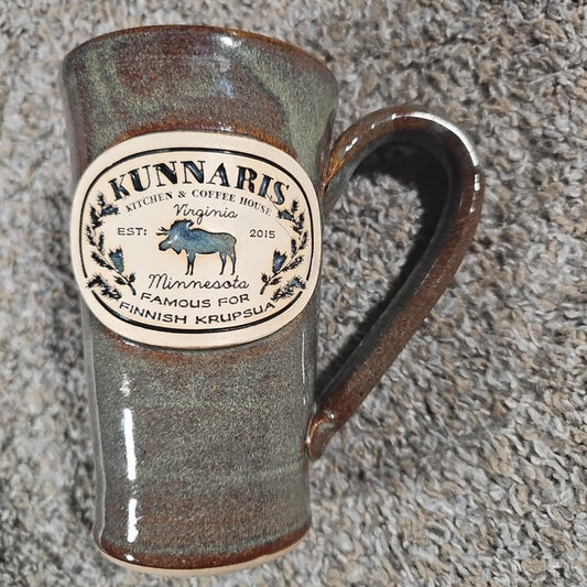 Kunnaris Finnish Krupsua Coffee House Handmade Cork Bottom Coffee Mug