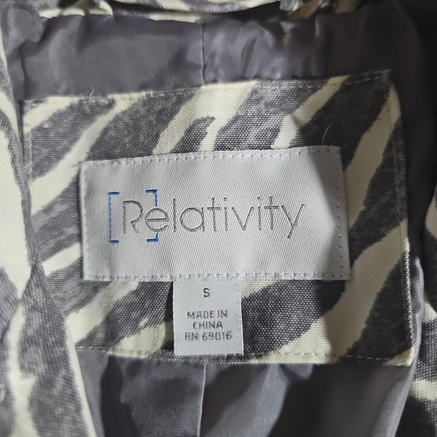 Relativity Zebra Sz 5 Safari Jacket