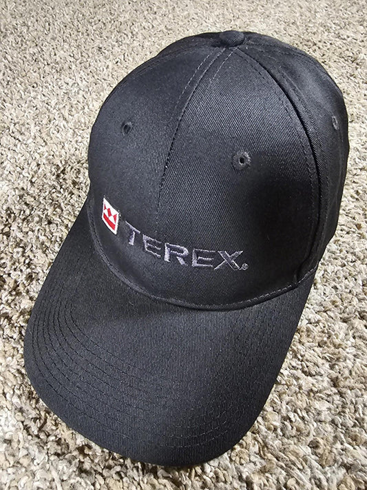 TEREX Ball Cap/Hat Black Adjustable Size Snapback