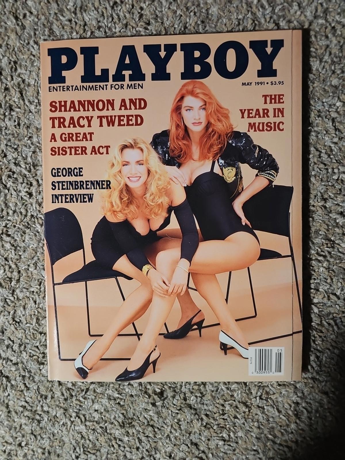 PLAYBOY May 1991 magazine Shannon and Tracy TWEED Whitney Houston
