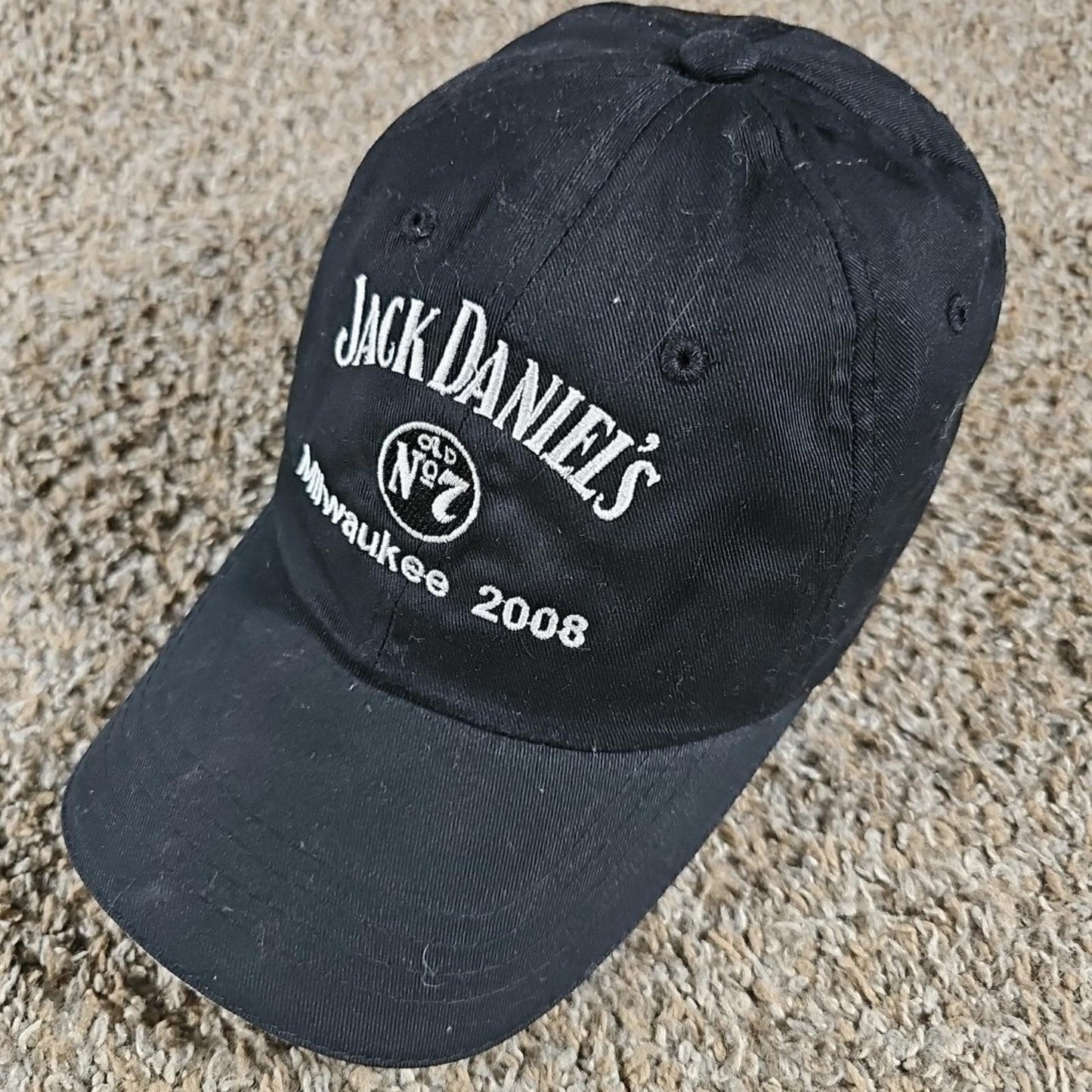 Jack Daniels No 7 Milwaukee 2008 Strapback Hat