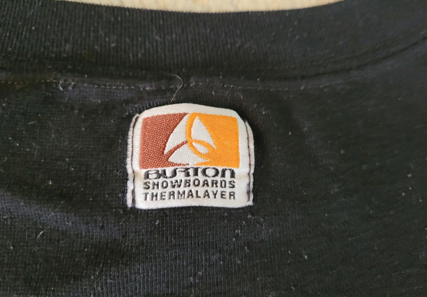 Burton Snowboard LS L THERMALAYER Shirt Retro Winter Ski