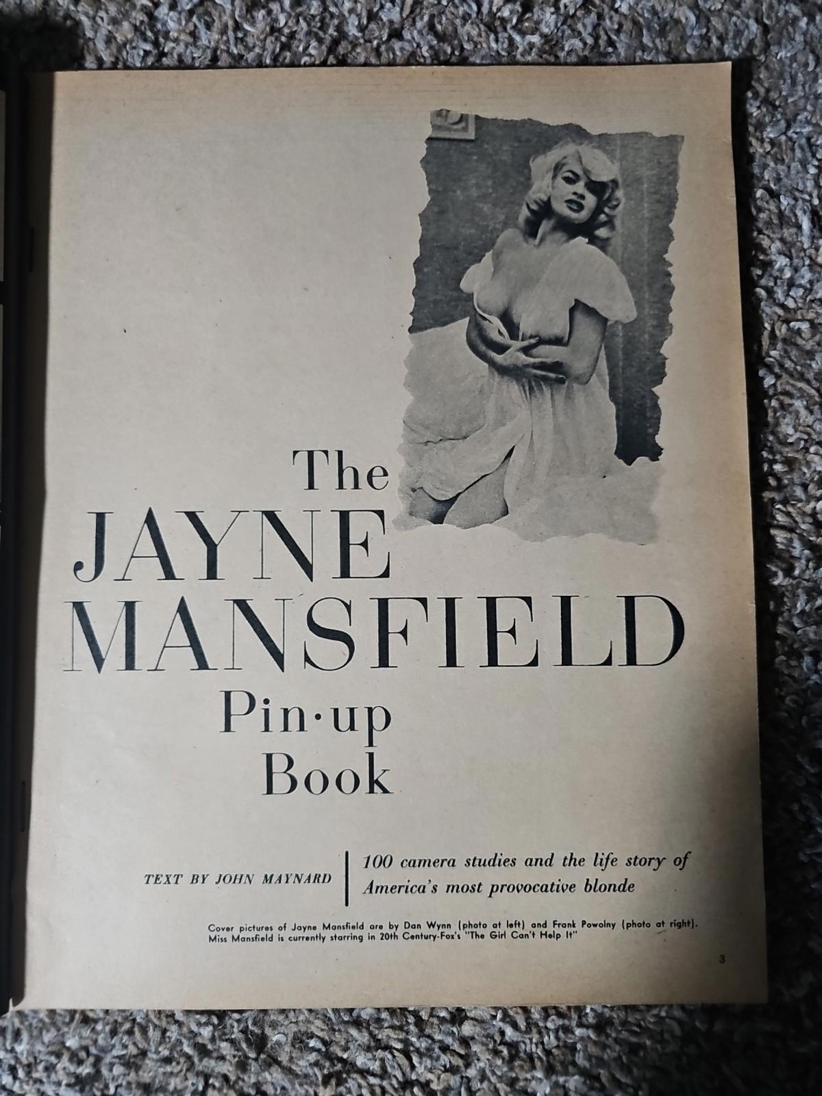 JAYNE MANSFIELD  PIN-UP BOOK 100+ Images of JAYNE - #1 Blonde