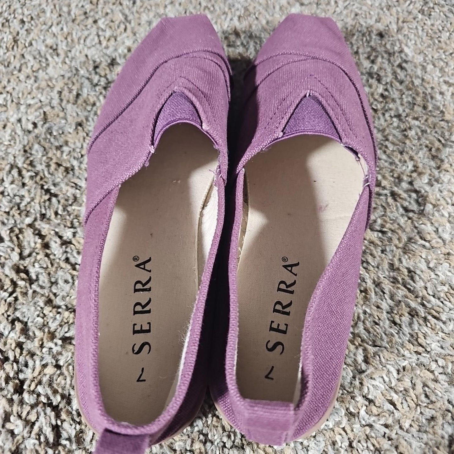 SERRA 49793 Purple Loafer Slip On Shoes Sz 7