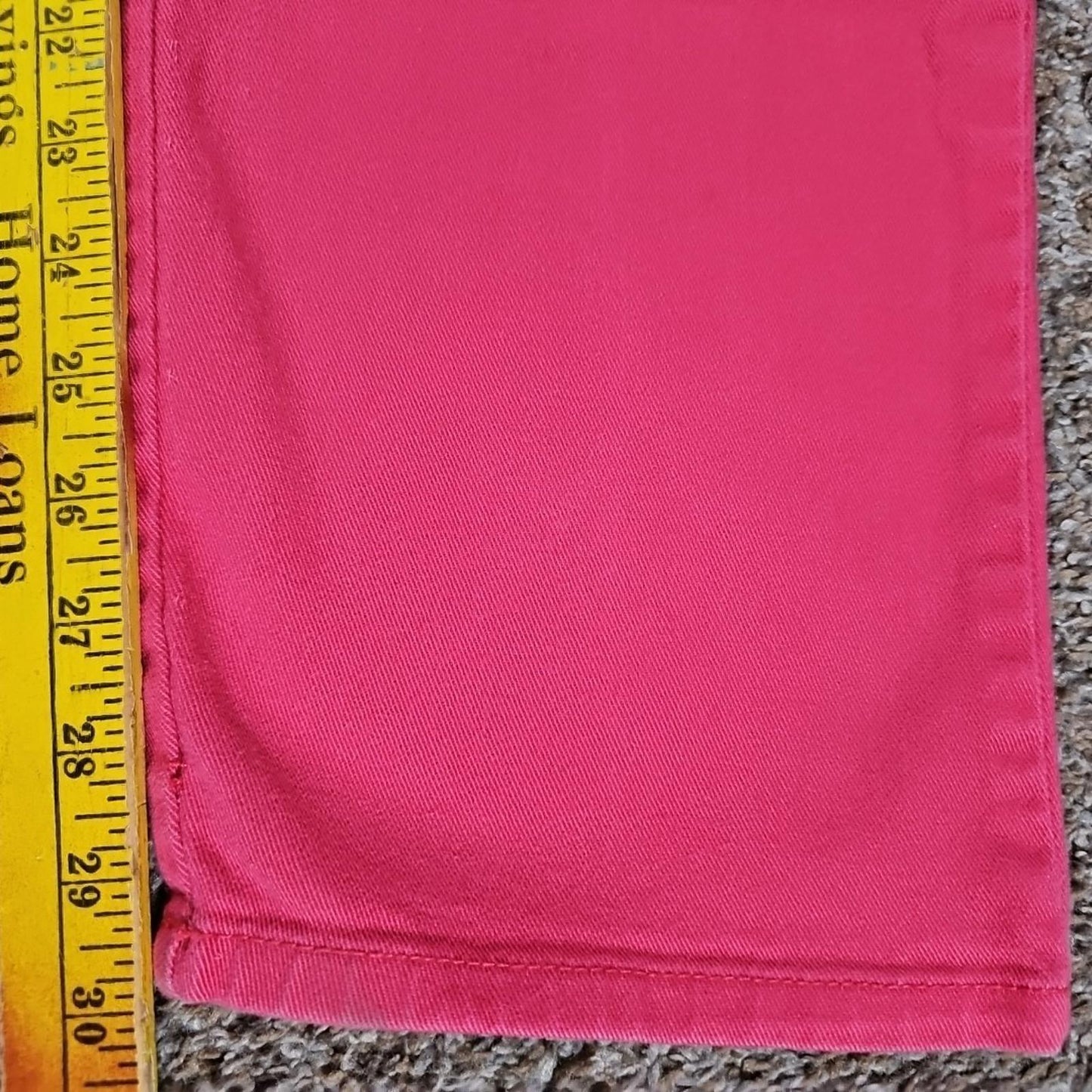 Gloria Vanderbilt Amanda HOT Pink Stretch Jeans 14 IronMark?
