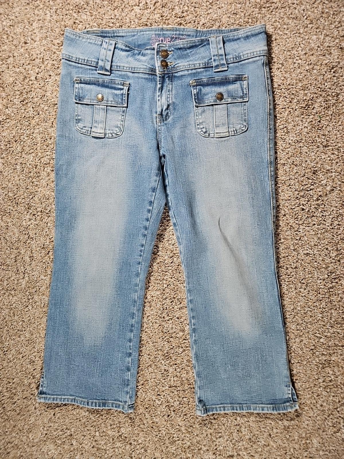 Rue 21 11/12 Flap Pocket Jeans