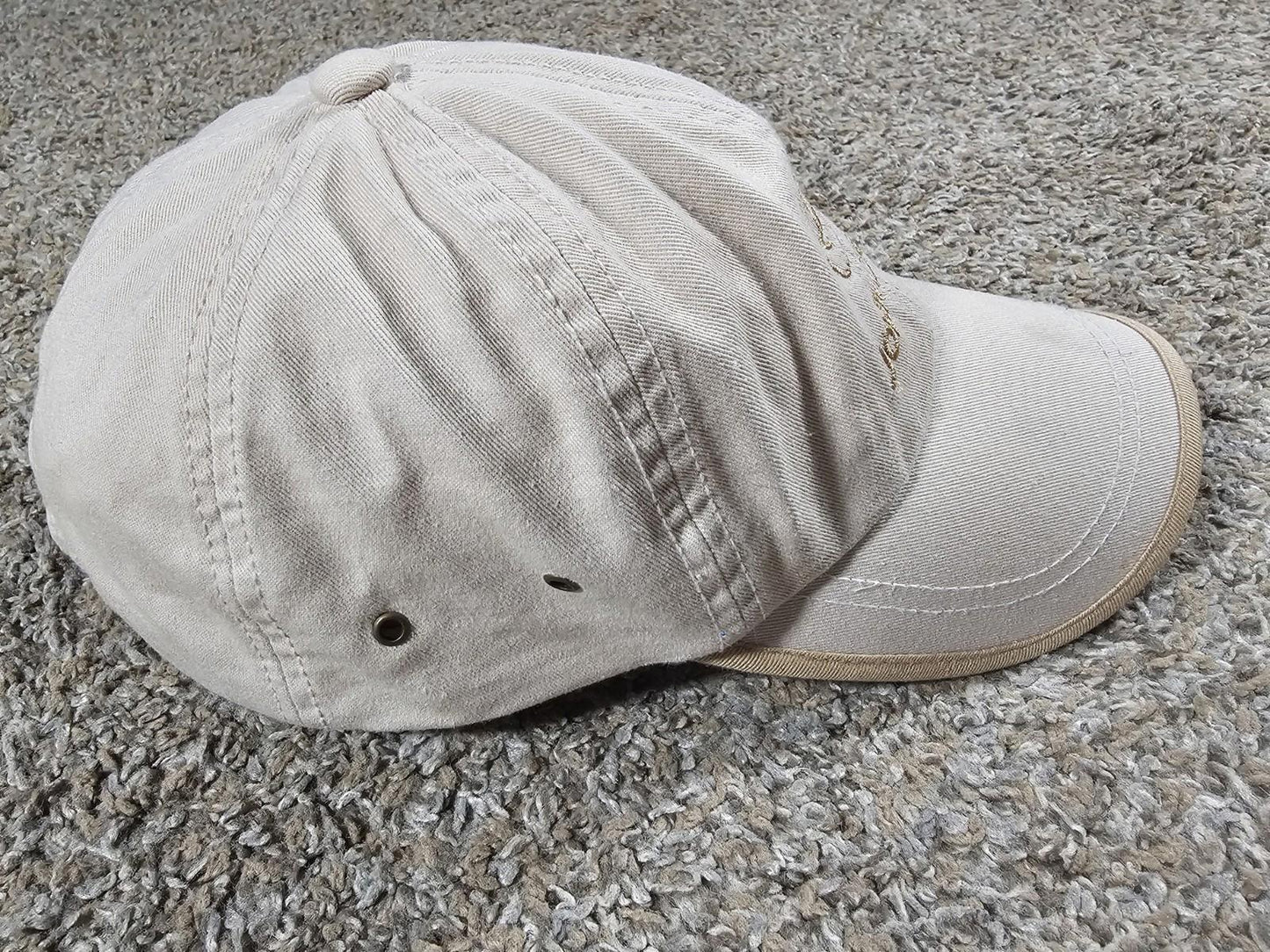 John Deere Adjustable Hat Khaki color