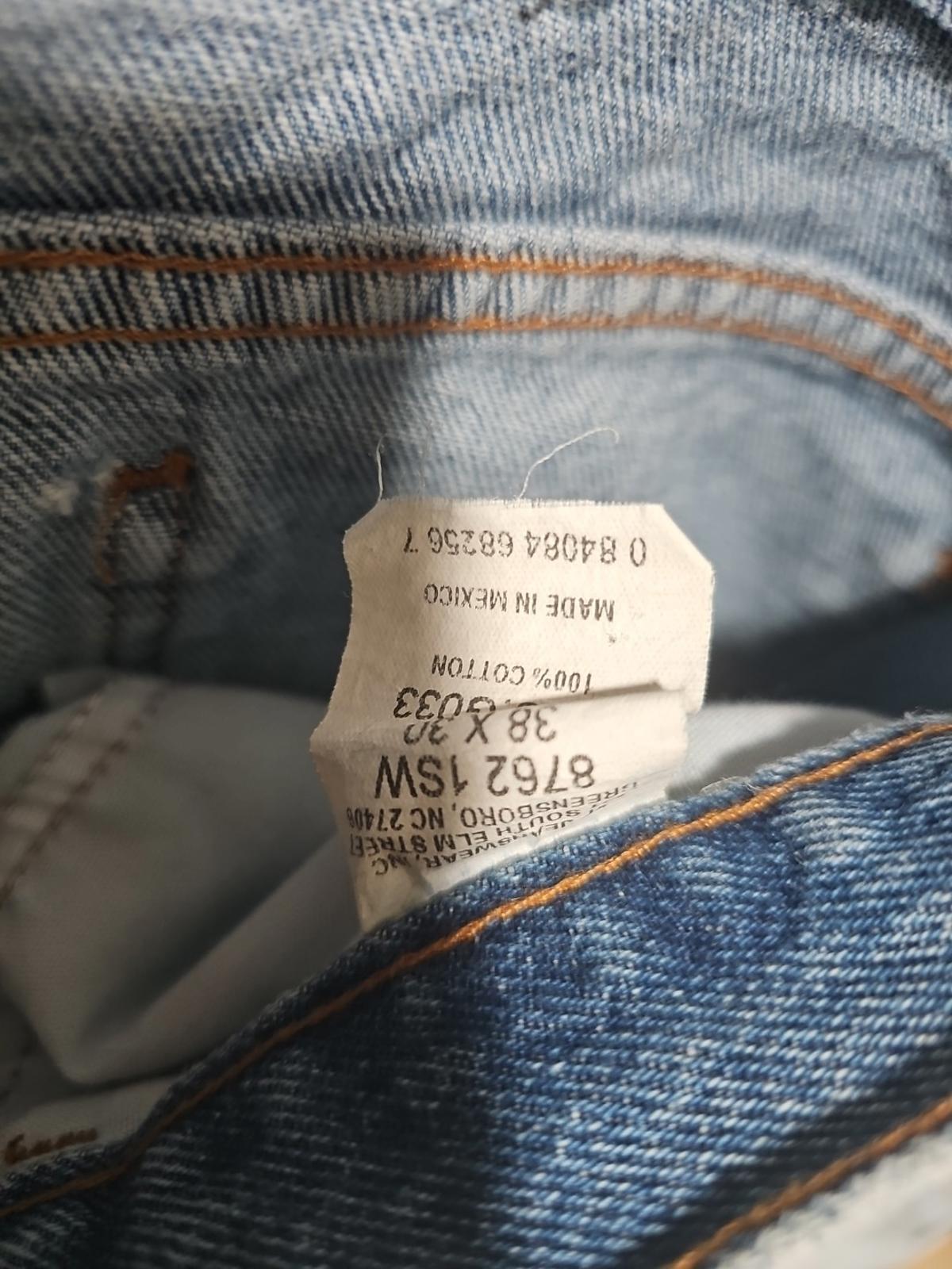 Rustler 38x30 Straight Blue Jeans