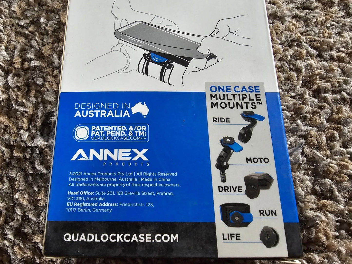 QUAD LOCK PONCHO iPHONE 12/12PRO QLC-PON-IP12M 9348943013611