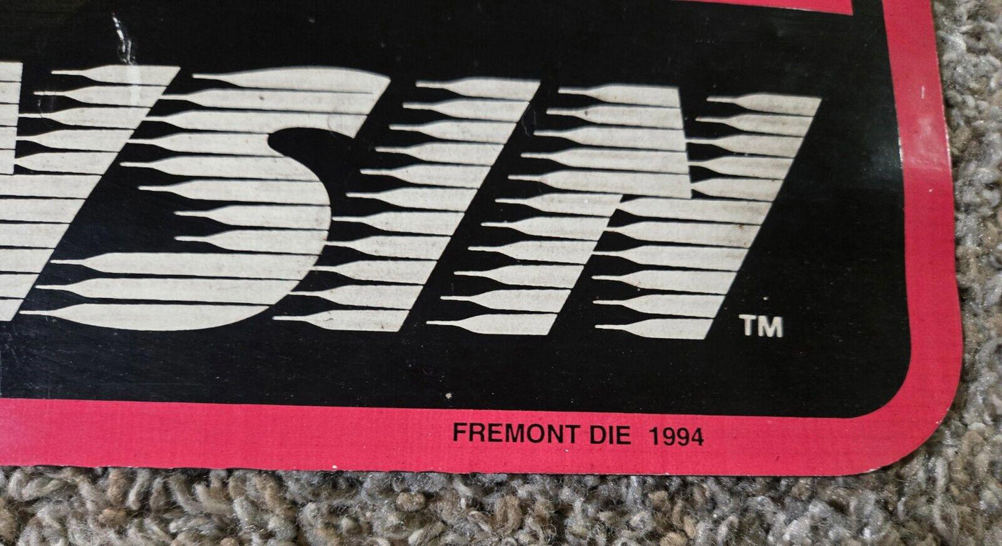 Vintage 1994 Fremont Die On Wisconsin Badgers Car Magnetic Decal