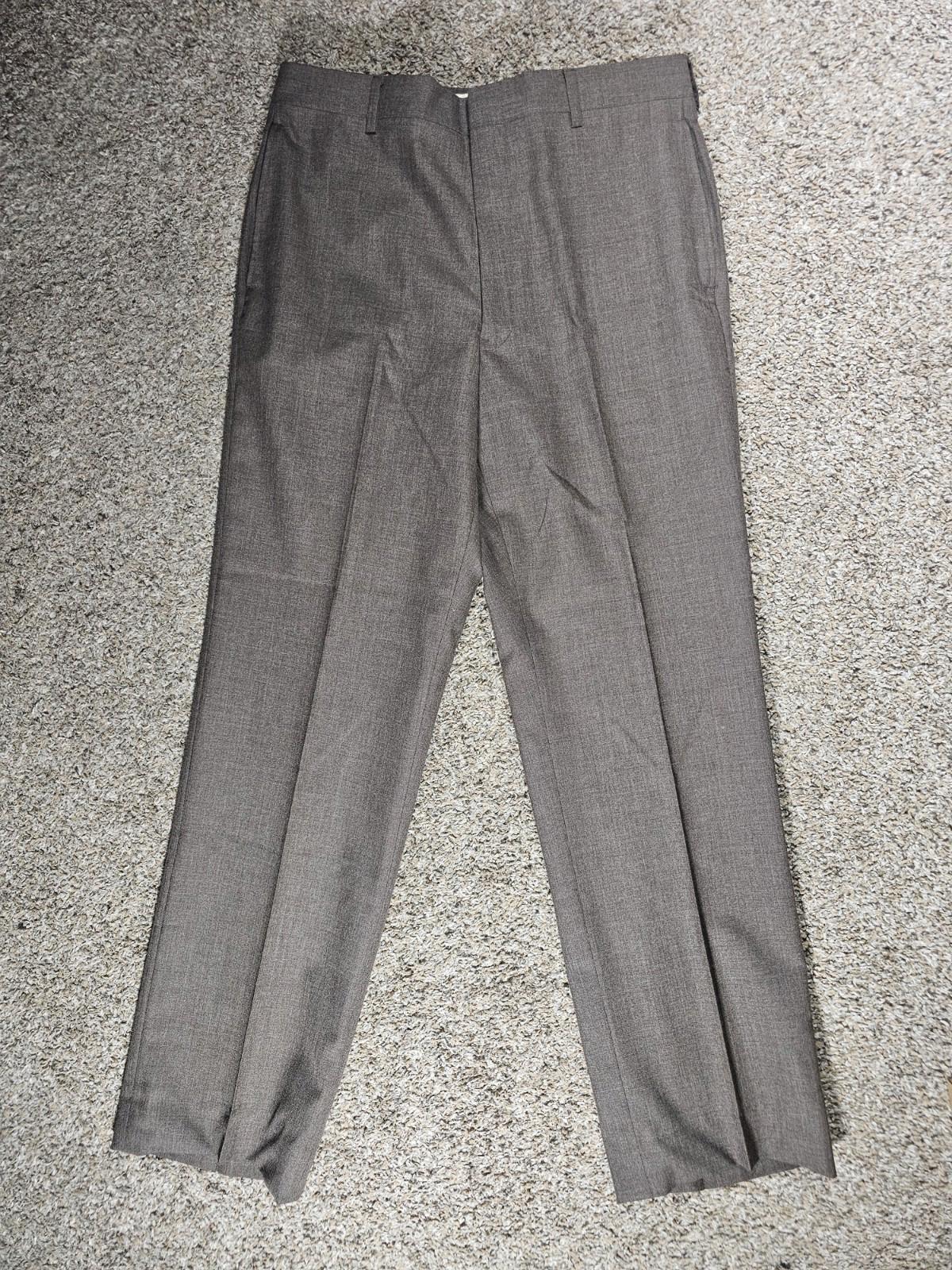 Brown Unbranded Creased Dress Pants 32x31