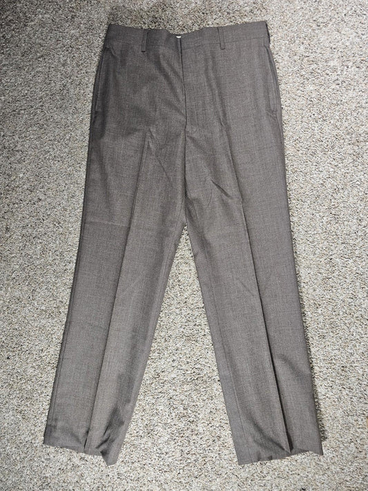 Brown Unbranded Creased Dress Pants 32x31
