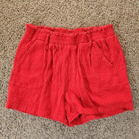 Knox Rose XL Red Floral Doiley Shorts