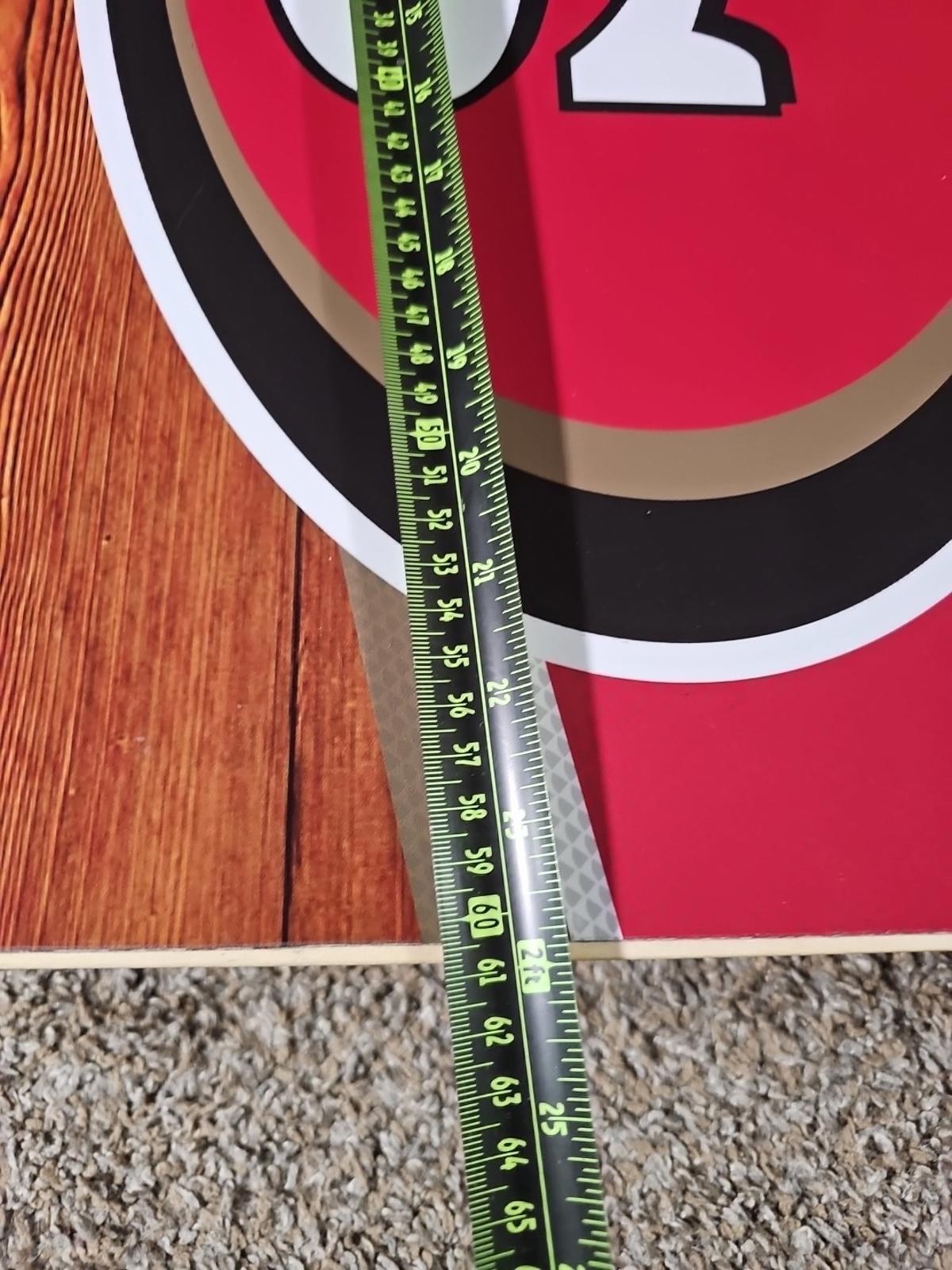 Wild Sports Solid Wood Professional Cornhole board PROLINE San Francisco 49ers