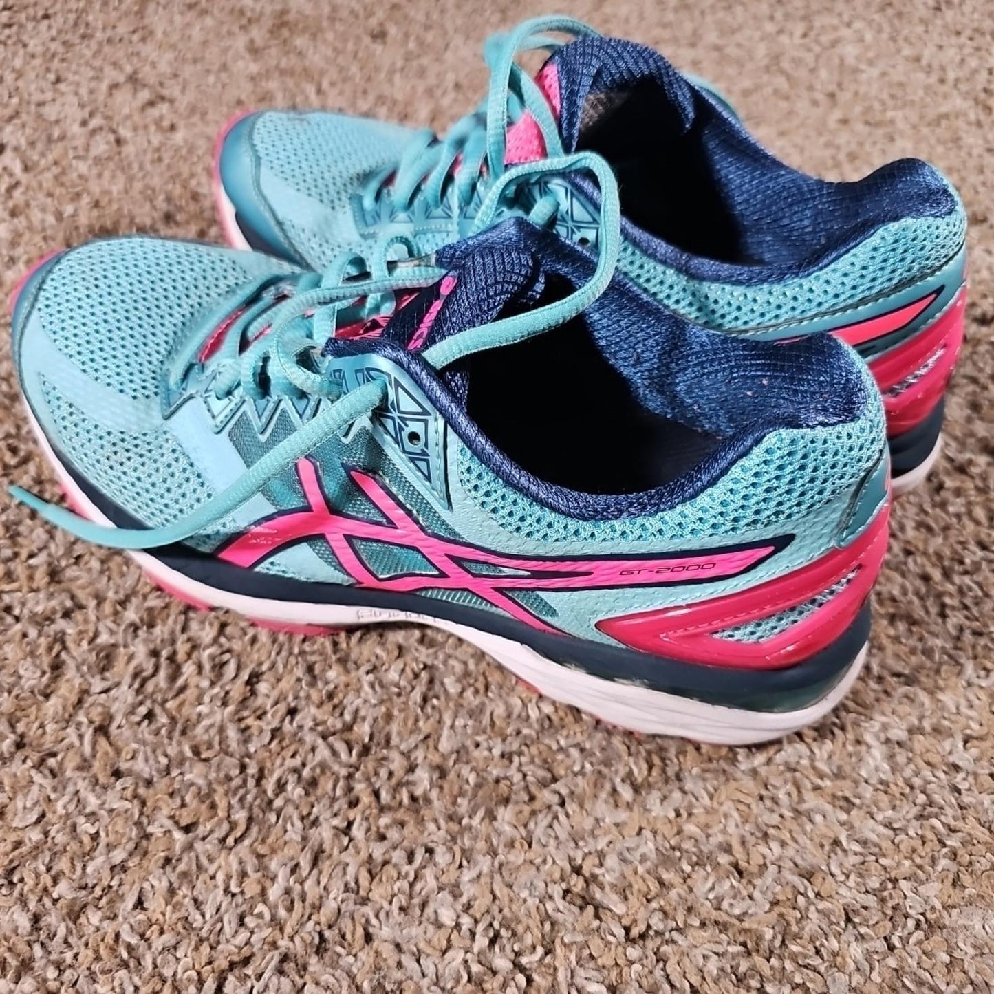 Asics GT-2000 Running Shoes Women 9 Mesh Stability Gel T656N