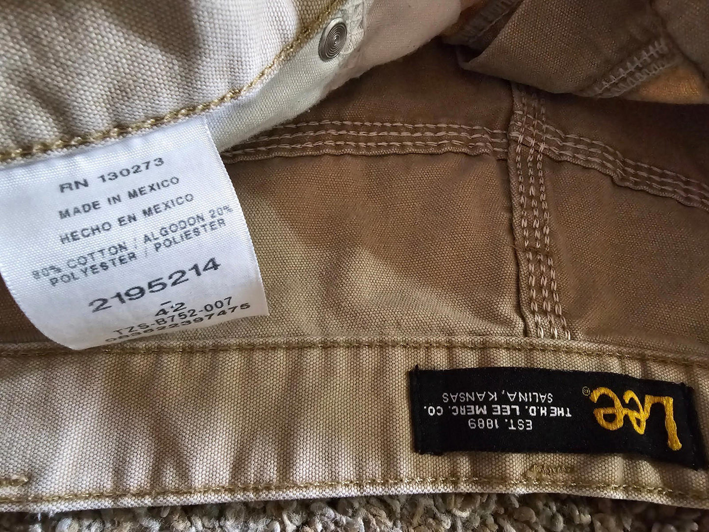 Mens 42 LEE Carpenter Shorts Durable