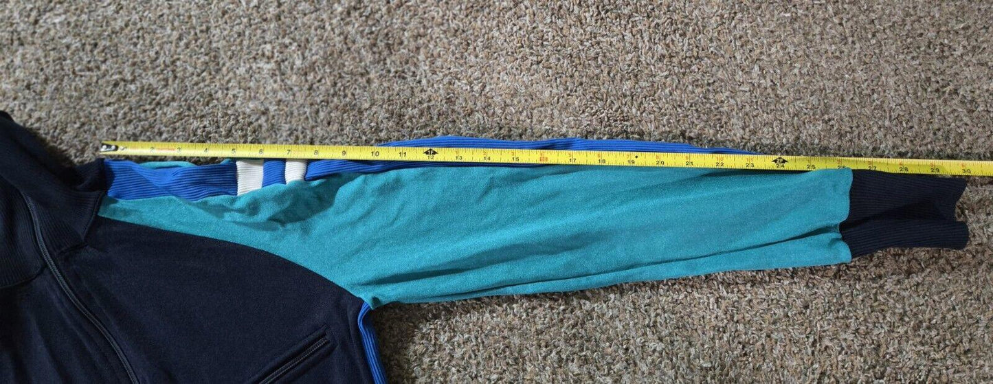 Vintage Odlo Ski Suit Navy Teal Blue White Mens Medium 50