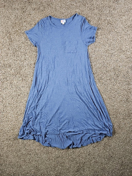 Lularoe Dress Blue XXS front Pocket