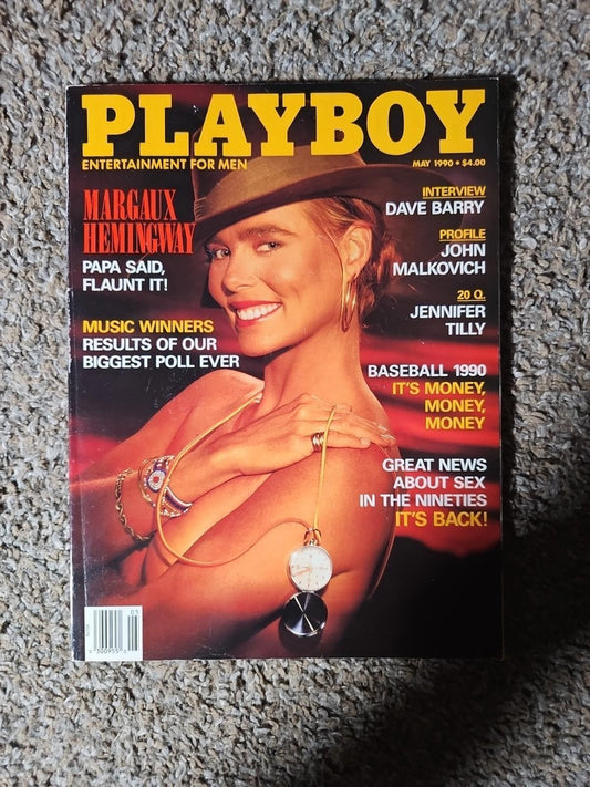 Vintage Playboy Magazine Good Condition Collectors Entertainment May 1990