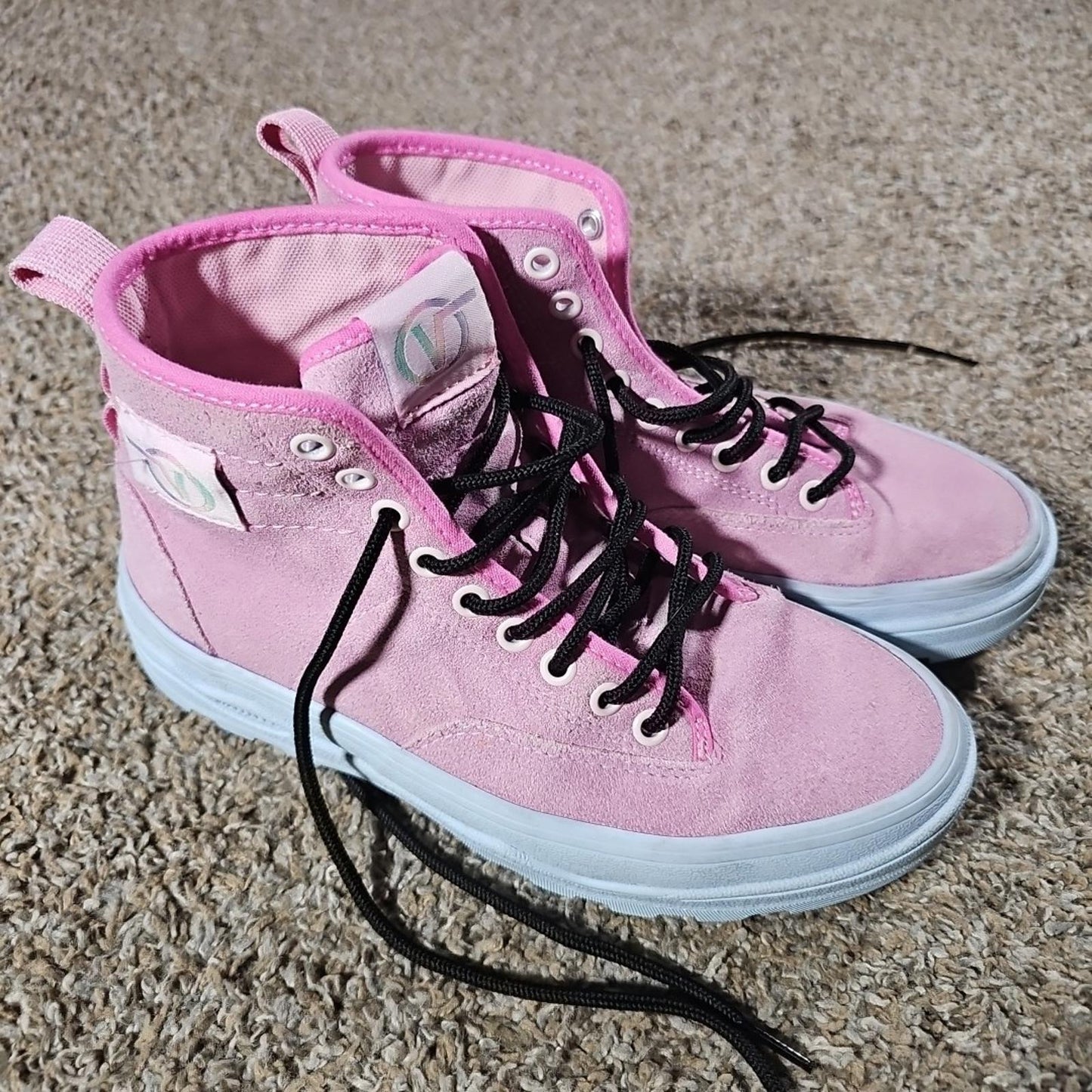 Vans SK8 Hi Sentry Waffle Cup Women 8 Pink 721454 Ultra Cush