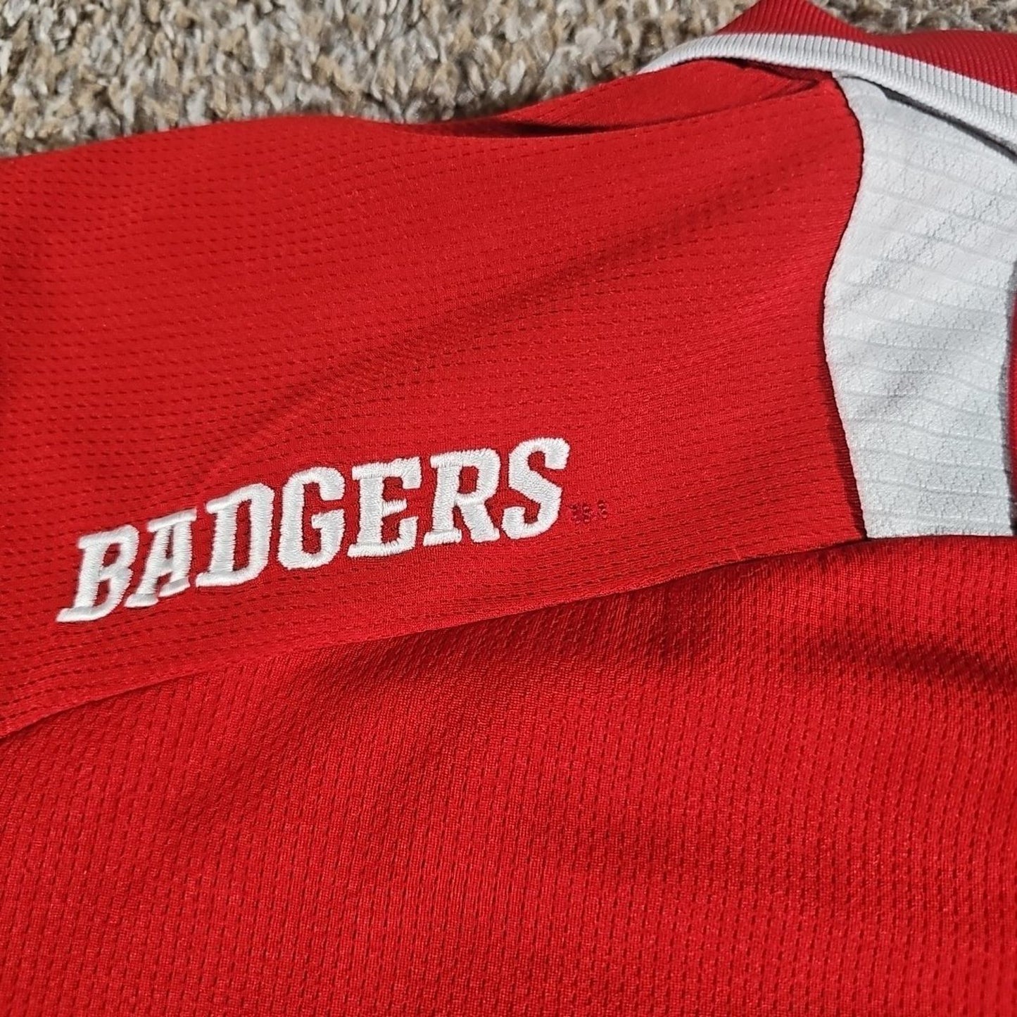 Adidas Climalite XL Wisconsin Badgers Polo