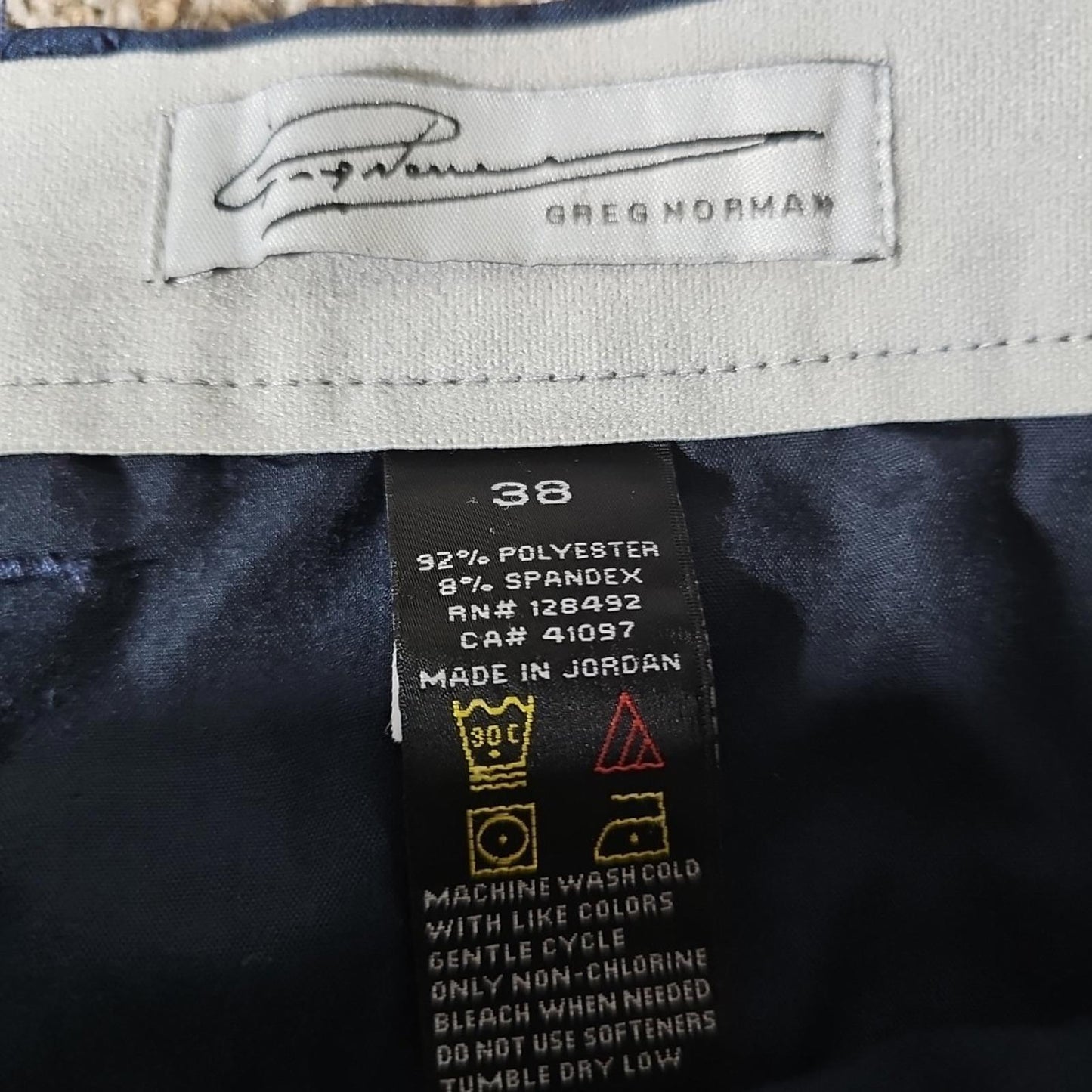 Greg Norman 38 Blue Golf Shorts