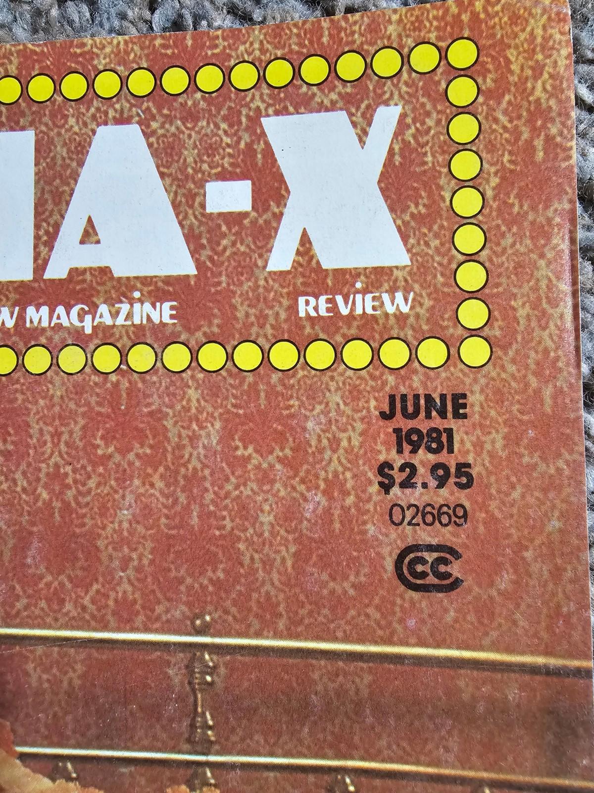 Cinema-X Adult Magazine June 1981
