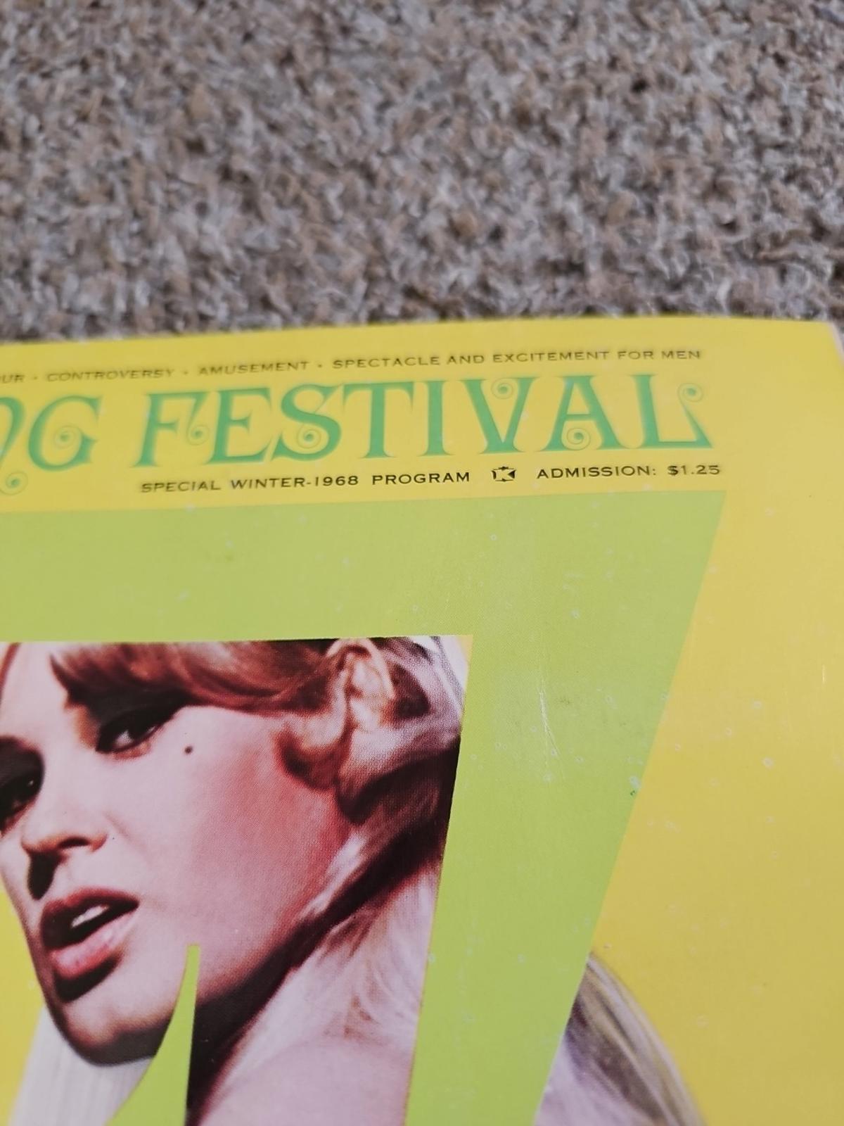 fling festival Mens Magazine special winter 1968 program