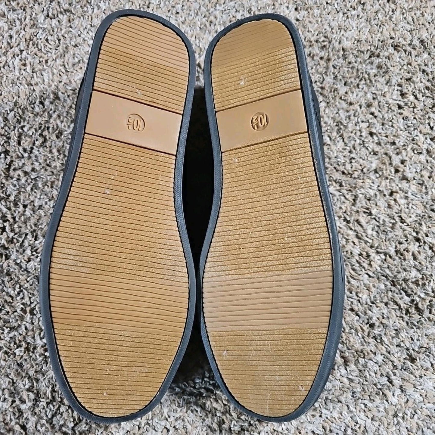 Mossimo Supply Black Low Top Leather Shoes 10.5