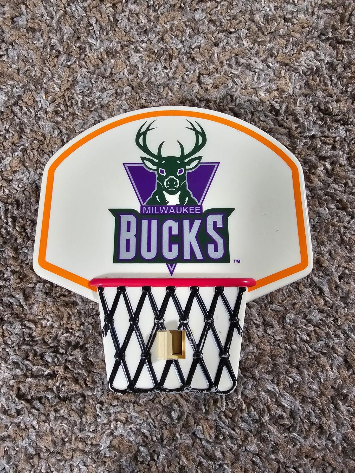 Milwaukee Bucks vintage bedroom nightlight