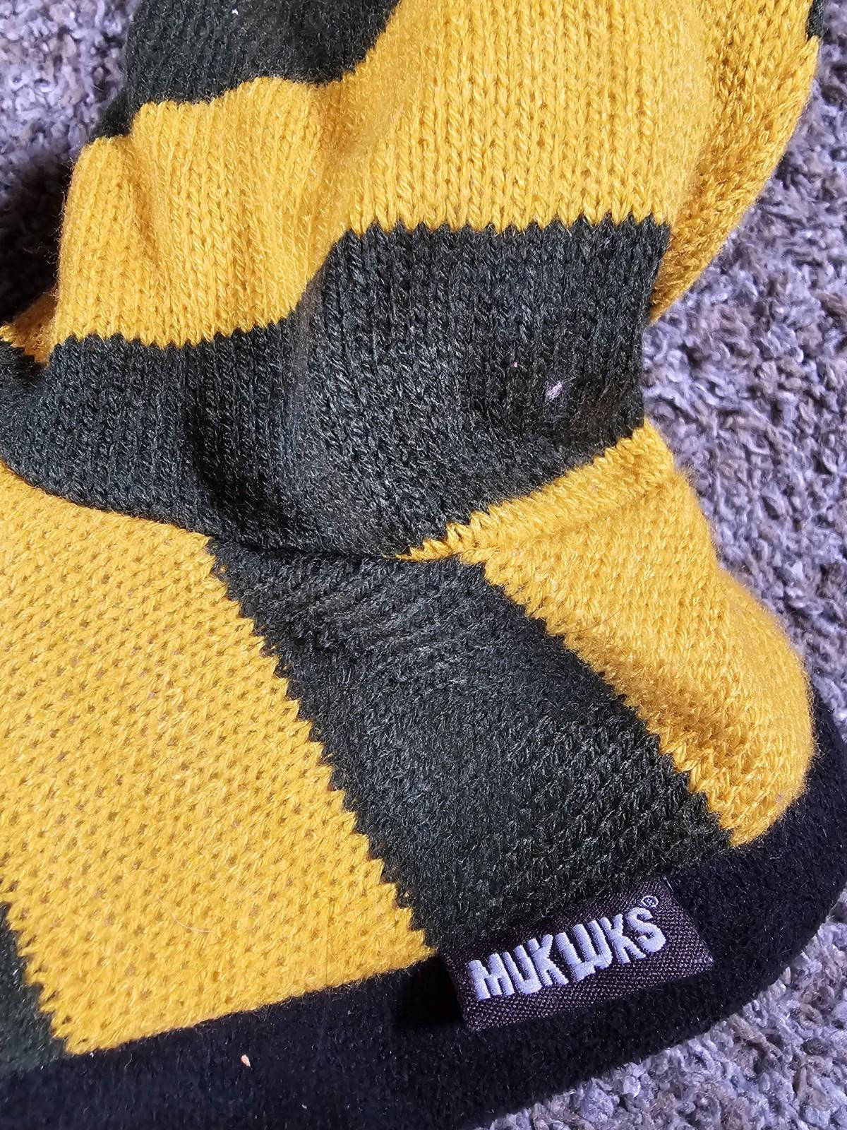 Original MUK LUKS Green & Gold Boot Slippers L(9-10) Packers