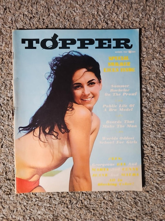 TOPPER Mens MAGAZINE Vintage AUGUST 1967