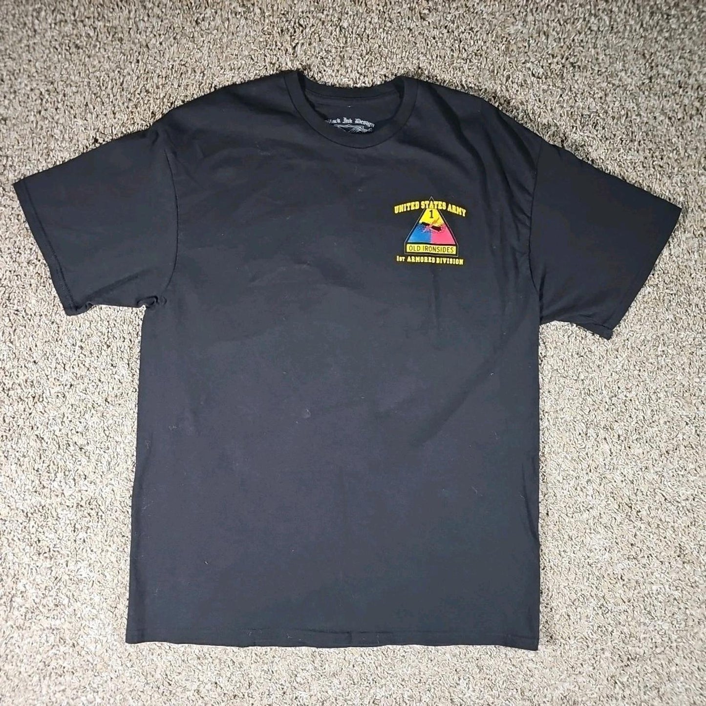 United States Army Old Ironsides 1st Armored Division L Tee