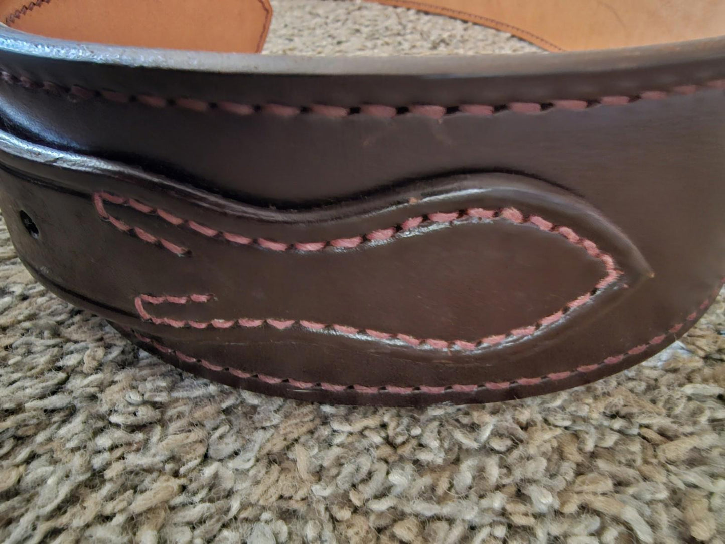 Don Hume B106 size 28 brown leather belt USA MADE